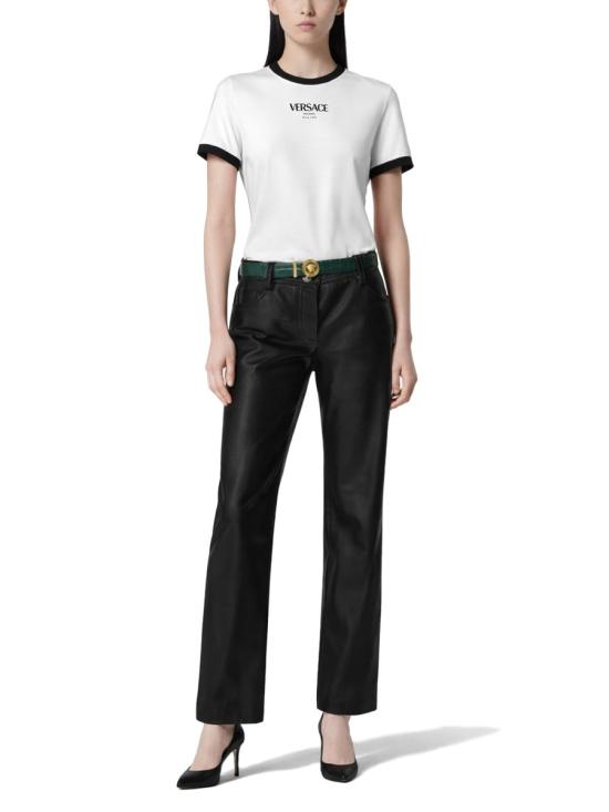 26SS 베르사체 폴로 티셔츠 1022656 1A166852W020 WHITE - VERSACE