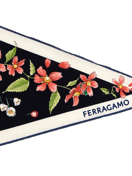 26FW 살바토레 페라가모 헤어 액세서리 795608NAVYMULTICOLOR - SALVATORE FERRAGAMO