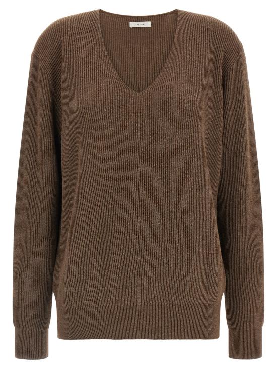 26FW 더로우 페프 스웨터 R000612Y1041FUD Brown