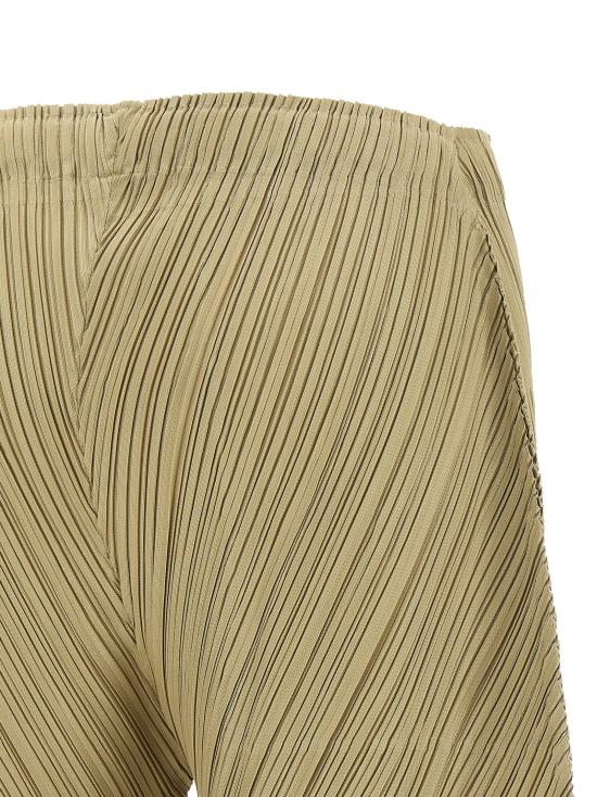 26FW 플리츠플리즈 스트레이트 팬츠 PP68JF37342 Beige - PLEATS PLEASE