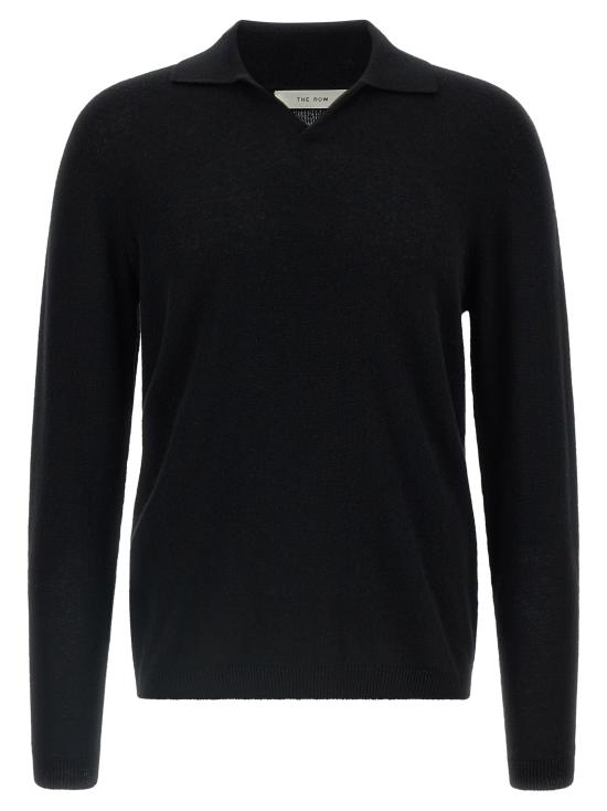 26FW 더로우 리플리 캐시미어 폴로 셔츠 R000411Y166BLK Black