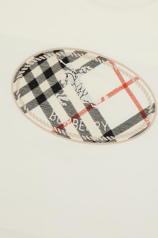 26FW 버버리 반팔 티셔츠 8128073 B7078 CHALK - BURBERRY