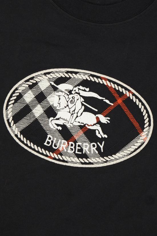 26FW 버버리 반팔 티셔츠 8128072 A1189 BLACK - BURBERRY
