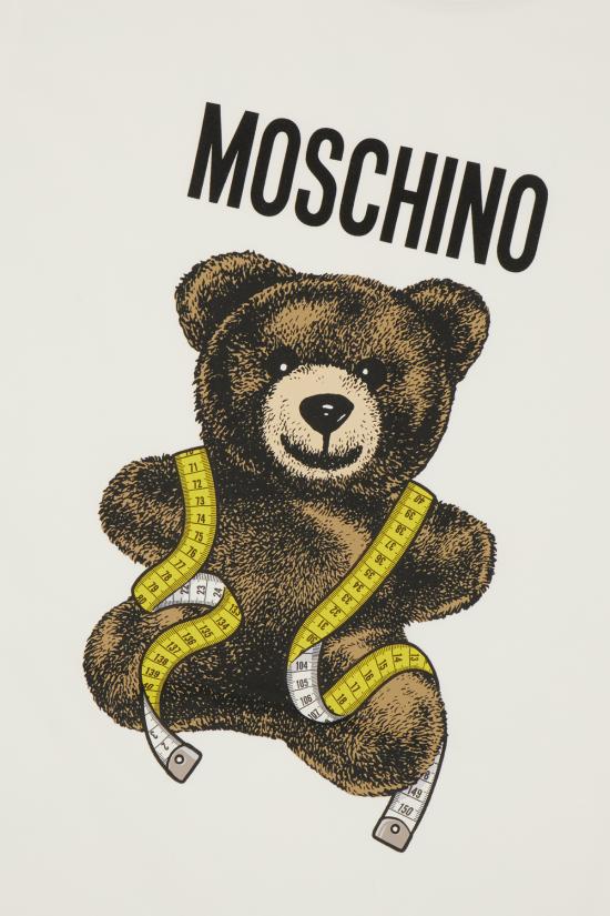 26FW 모스키노 반팔 티셔츠 07075541 1001 FANTASIA BIANCO - MOSCHINO