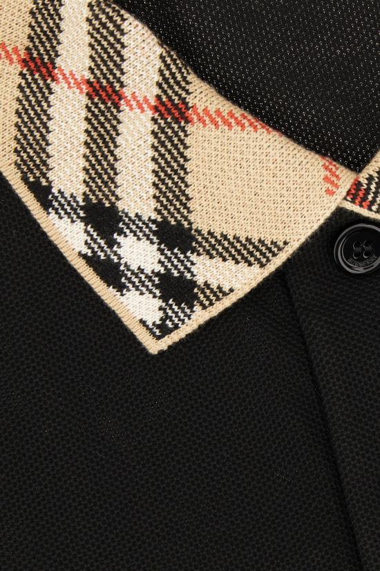 26FW 버버리 폴로 티셔츠 8126965 A1189 BLACK - BURBERRY