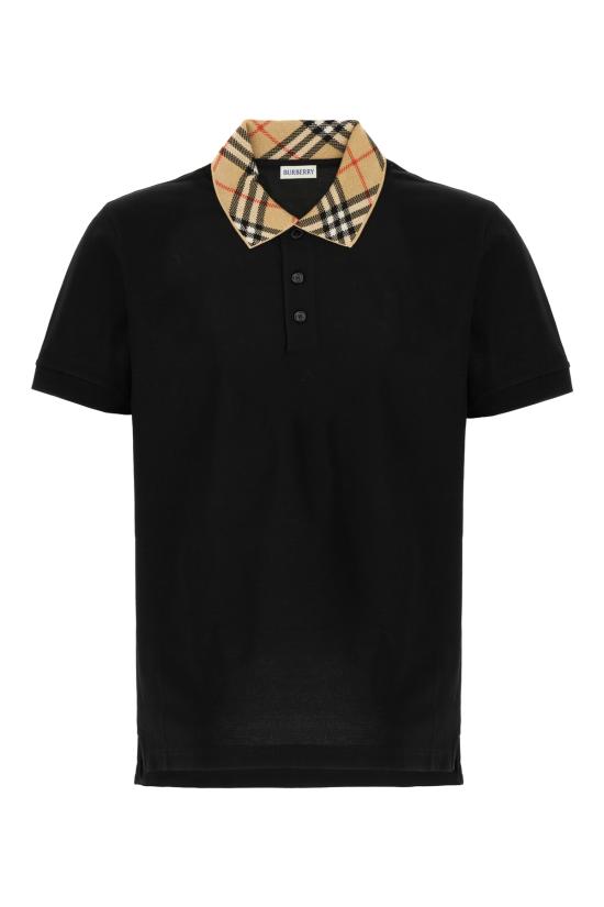 26FW 버버리 폴로 티셔츠 8126965 A1189 BLACK