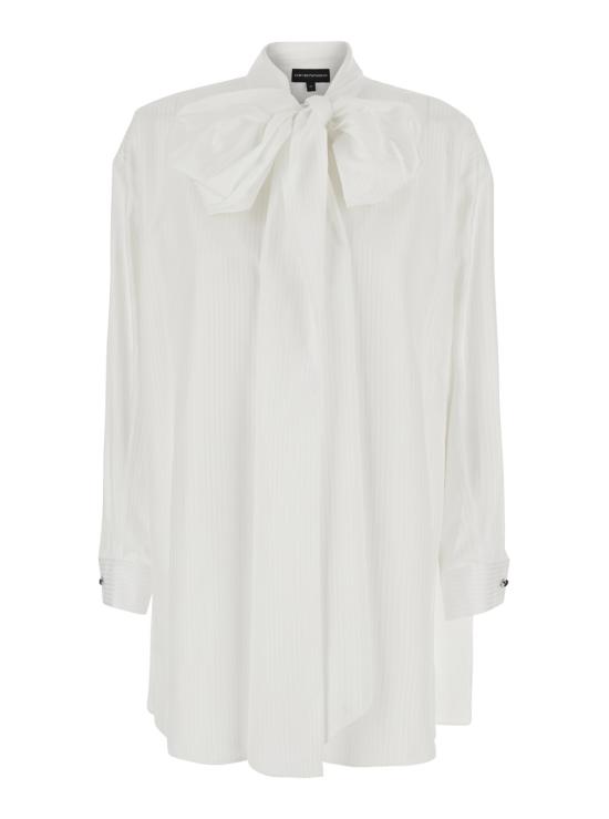 26FW 엠포리오 아르마니 블라우스/셔츠 EW006392AF31485U0002 White