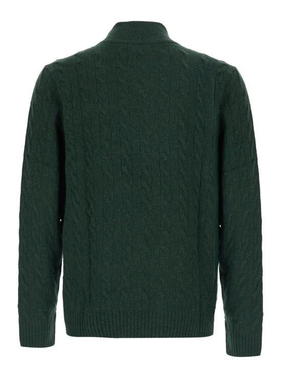 26FW 폴로 랄프로렌 포니 자수 케이블 니트 점퍼 710876766502 Green - POLO RALPH LAUREN