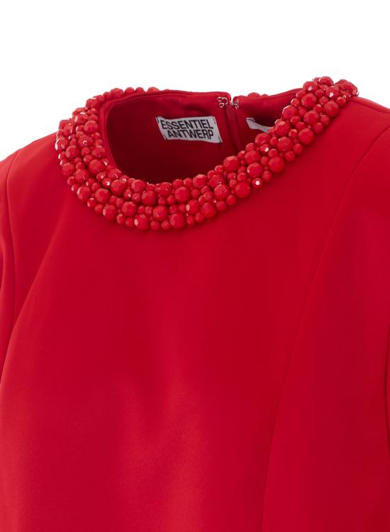 26FW 에센셜앤트워프 미디 원피스 KAYLIN FS15 RED - ESSENTIEL ANTWERP
