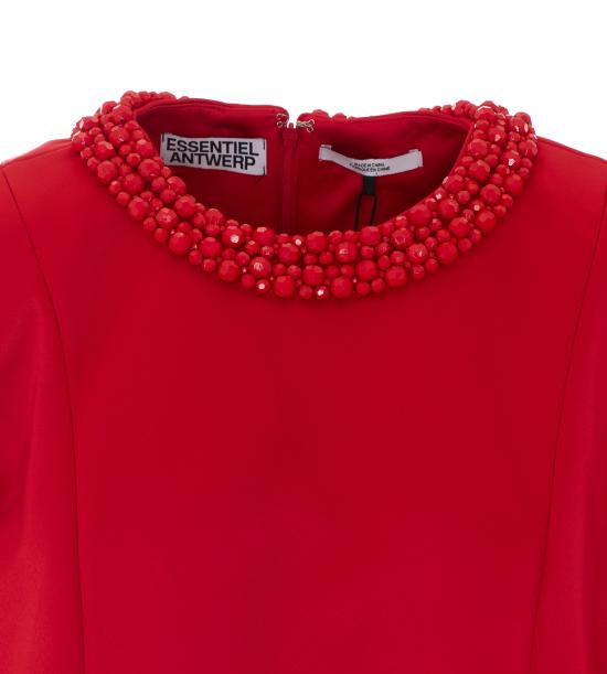 26FW 에센셜앤트워프 미디 원피스 KAYLIN FS15 RED - ESSENTIEL ANTWERP