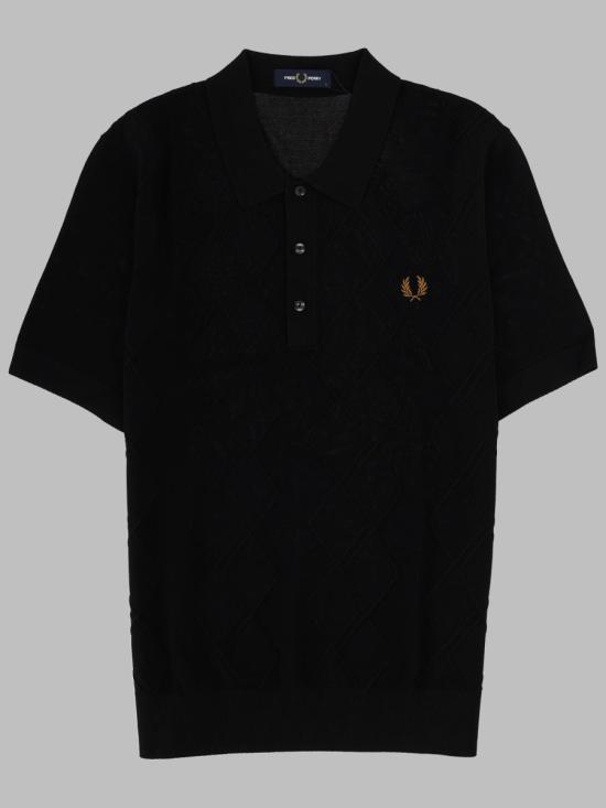 26SS 프레드페리 탑 FP K9748 58 102 BLACK