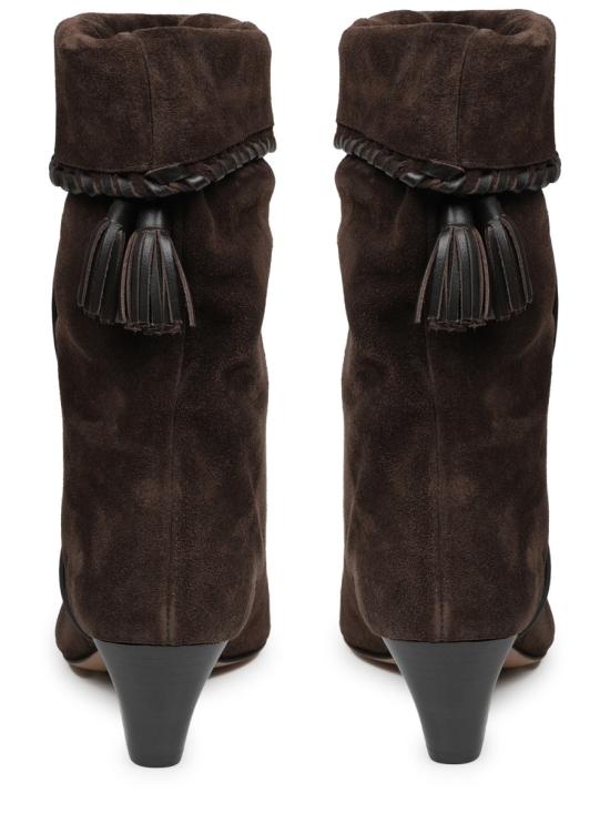 26FW 이자벨마랑 달비 드레이프 스웨이드 카프스킨 레더 부츠 BO0188FB C1A20S50CO BROWN