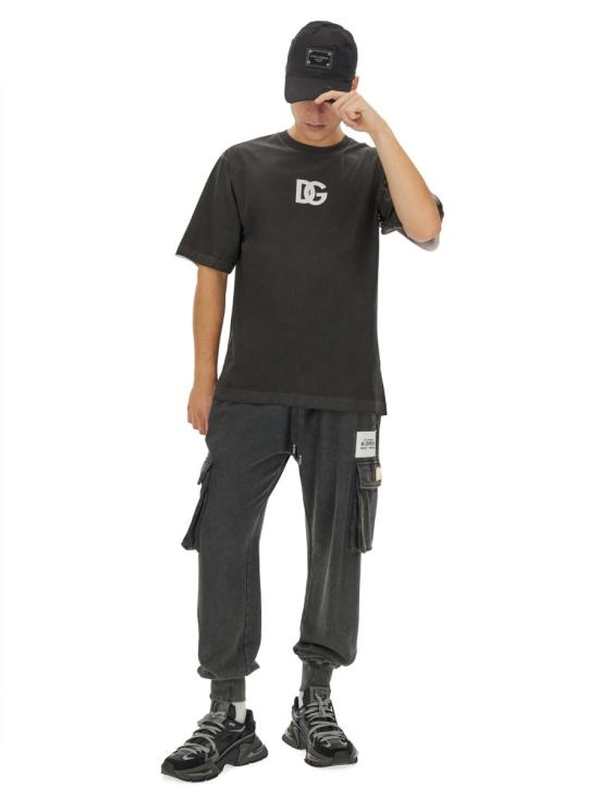  돌체앤가바나 트레이닝/조거 팬츠 GV6IHT G7JH6S9000 GRAY - DOLCE & GABBANA