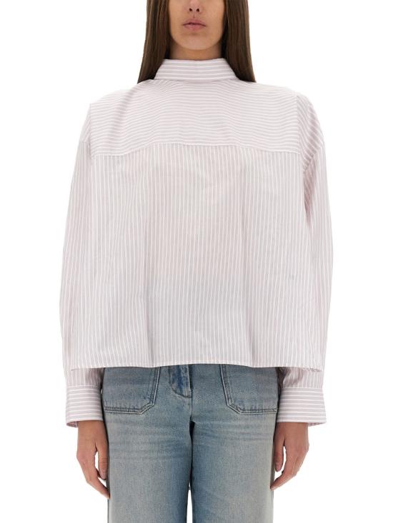  빅토리아 베컴 셔츠 1225WSH006261A LILAC PAPRIKA WHITE PINK - VICTORIA BECKHAM