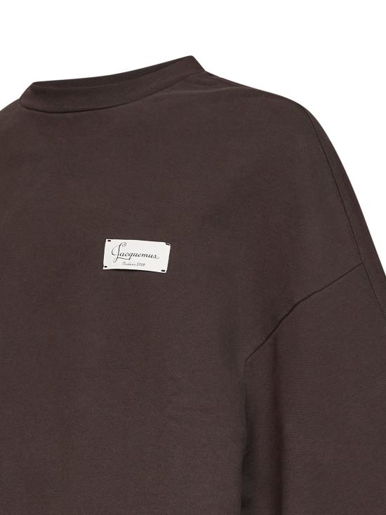26FW 자크뮈스 긴팔 티셔츠 SSU00215AJ0 0325881 BROWN - JACQUEMUS