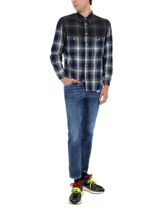 26SS 디스퀘어드2 셔츠 S74DM0993 D35206001F BLUE - DSQUARED2