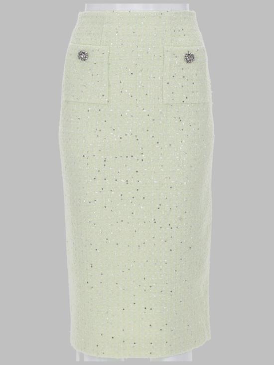 26SS 셀프 포트레이트 스커트 SS26 026MSK G GREEN