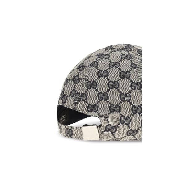 26FW 구찌 GG 패브릭 베이스볼 캡 GU8757334HBKS4068BB GRAY - GUCCI