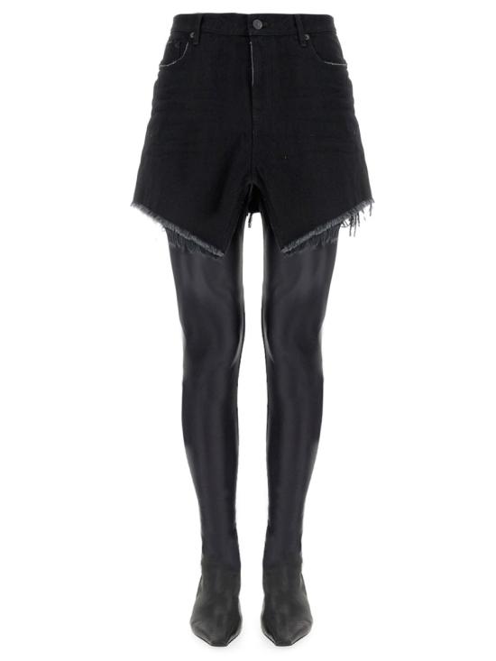  발렌시아가 스커트 704541 TBP471029 BLACK - BALENCIAGA