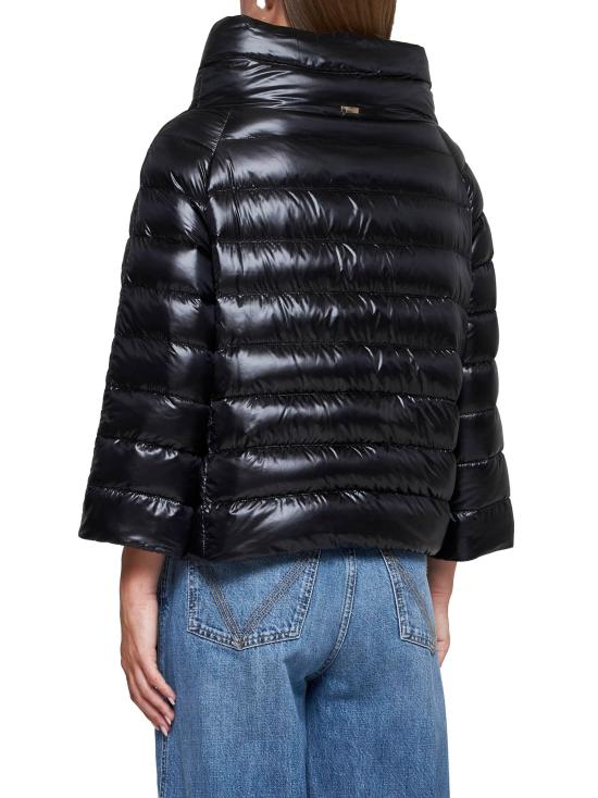 26FW 에르노 소피아 레귤러 핏 케이프 다운 자켓 PI0046DIC12017Z9300 BLACK - HERNO