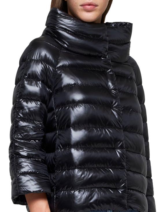 26FW 에르노 소피아 레귤러 핏 케이프 다운 자켓 PI0046DIC12017Z9300 BLACK - HERNO