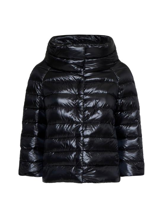 26FW 에르노 소피아 레귤러 핏 케이프 다운 자켓 PI0046DIC12017Z9300 BLACK