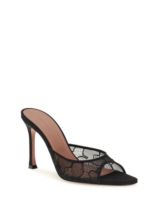 26FW 아미나 무아디 힐/펌프스 12S356877ALE BLACKLACE - AMINA MUADDI