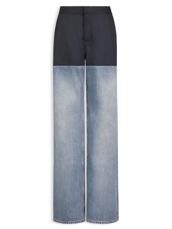 26FW 알라이아 스트레이트 팬츠 AA9P1320D026C A56 DENIM BLUE
