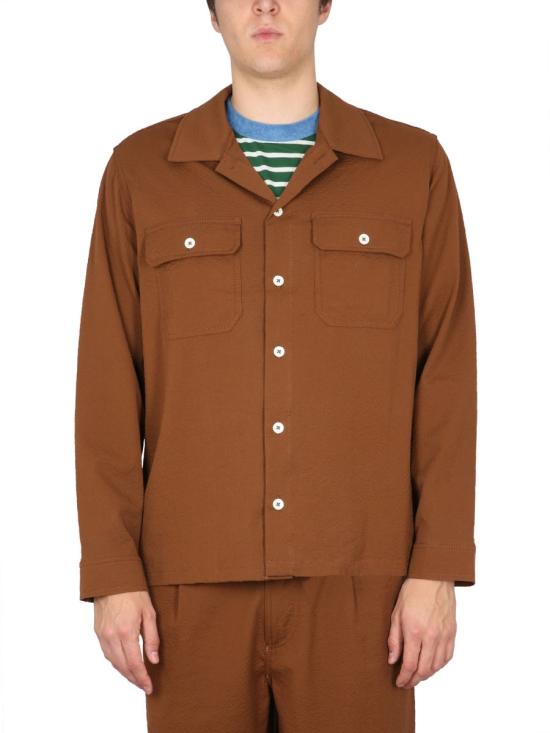  하울린 셔츠 MAGICWORKSHIRT WALNUT BROWN - HOWLIN