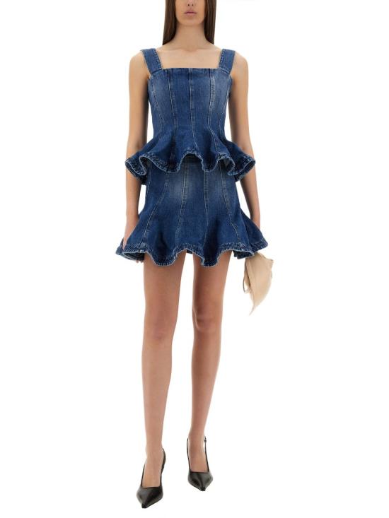  엠에스지엠 스커트 3842MDD231 25724286 BLUE - MSGM