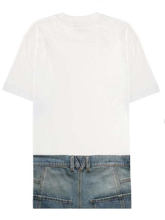 26SS 모스키노 폴로 티셔츠 07230541 1001 WHITE - MOSCHINO