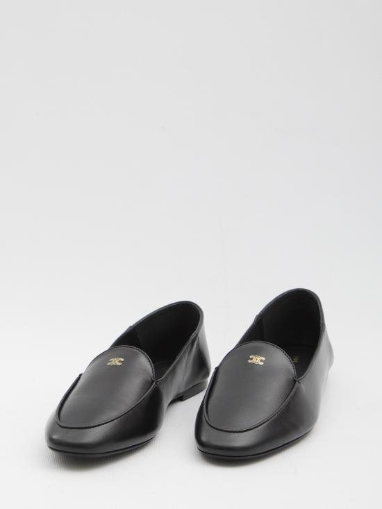 26FW 셀린느 아우라 고트스킨 로퍼 365675278C 38NO BLACK DOM - CELINE