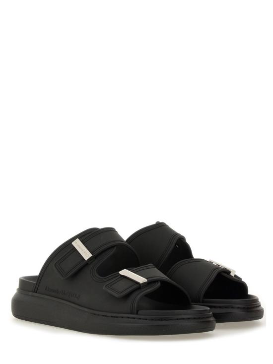 26FW 알렉산더 맥퀸 하이브리드 슬라이드 663563 W4Z511081 BLACK - ALEXANDER MCQUEEN