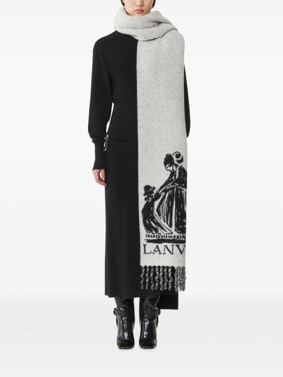 26FW 랑방 머플러/스카프 AW SAPSC5 WMBC A26 00 WHITE - LANVIN