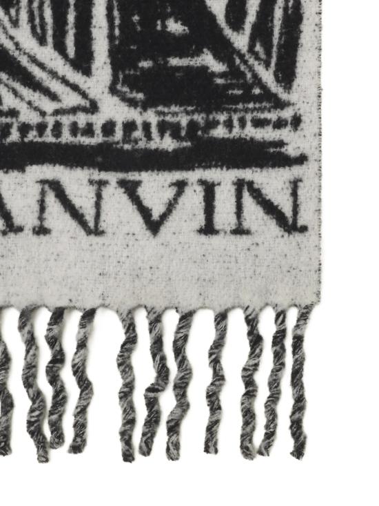 26FW 랑방 머플러/스카프 AW SAPSC5 WMBC A26 00 WHITE - LANVIN