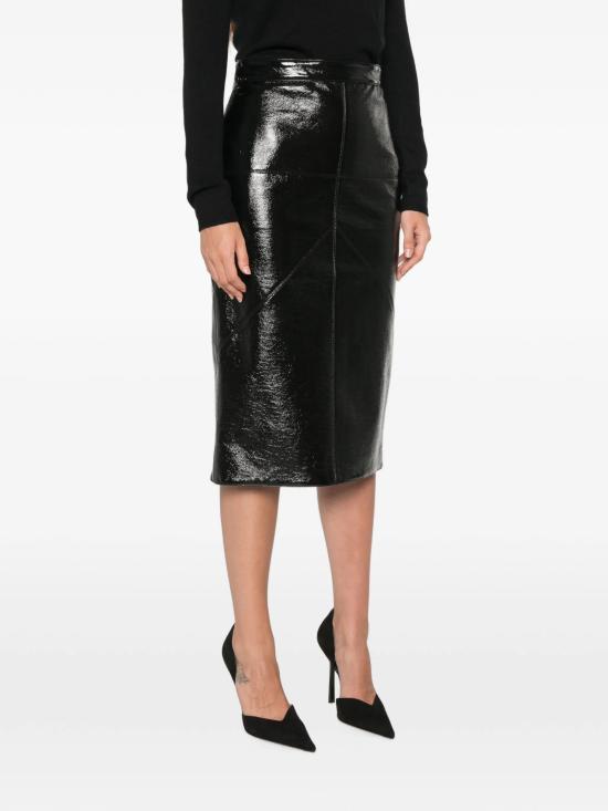 26FW 랑방 미디 스커트 RW ST0001 K125 A26 41 MOON - LANVIN