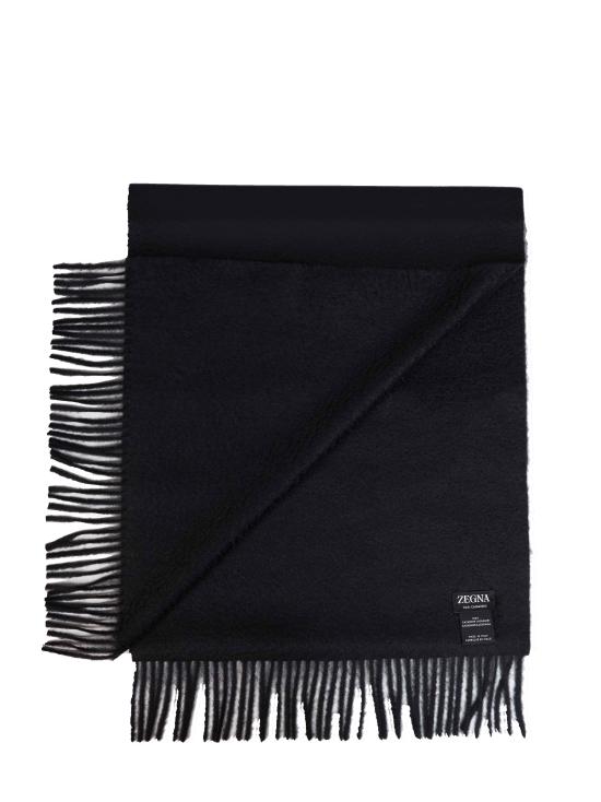 26FW 에르메네질도제냐 머플러/스카프 E7L41SA826NBK1 BLACK - ERMENEGILDO ZEGNA