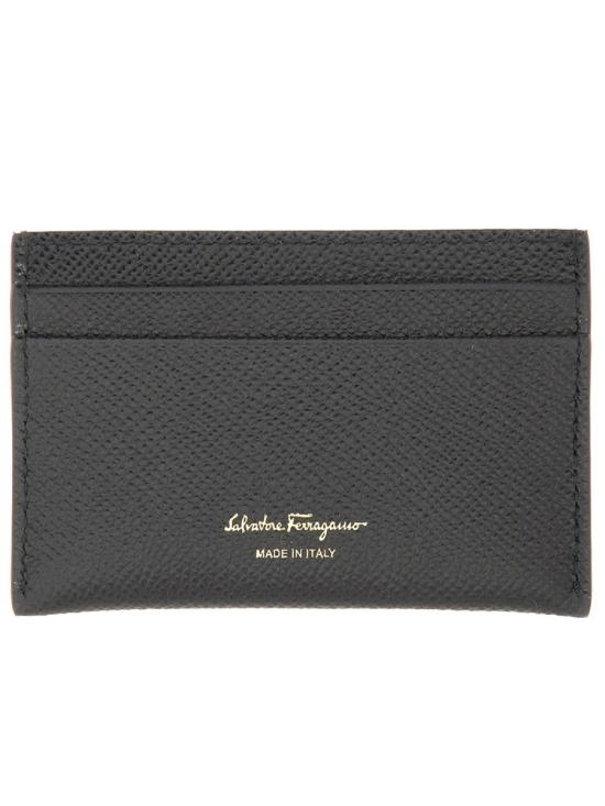 26SS 살바토레 페라가모 간치니 카드지갑 742164 220007001 BLACK - SALVATORE FERRAGAMO