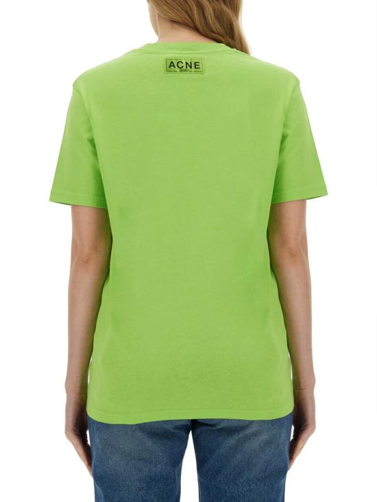  아크네 스튜디오 로고 티셔츠 CL0265 ABF GREEN - ACNE STUDIOS