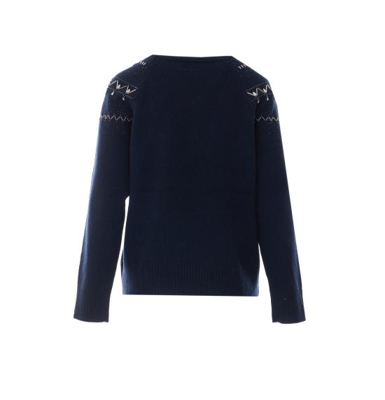 26FW 리우조 스웨터 WF6371MS009 L9528 BLUE - LIU JO