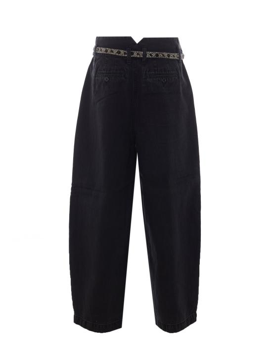 26FW 리우조 스트레이트 팬츠 UF6202D0372 87520 Black - LIU JO