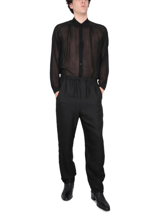  생로랑 팬츠 717375 Y1G681000 BLACK