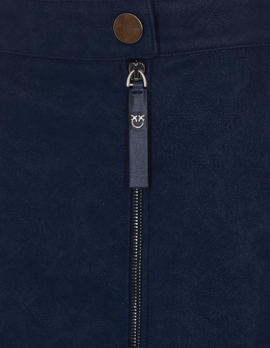 26FW 핑코 미디 스커트 107806 A3MDG56 BLUE - PINKO