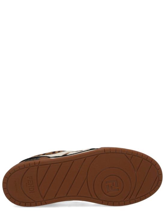 25FW 펜디 매치 소프트레더 스웨이드 로우탑 플랫폼 8E8625 AY9GF1TO3 MULTICOLOR - FENDI