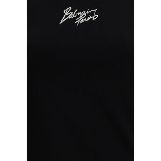 26SS 발망 민소매 티셔츠 BAGF1EB075BD40EABBB BLACK - BALMAIN