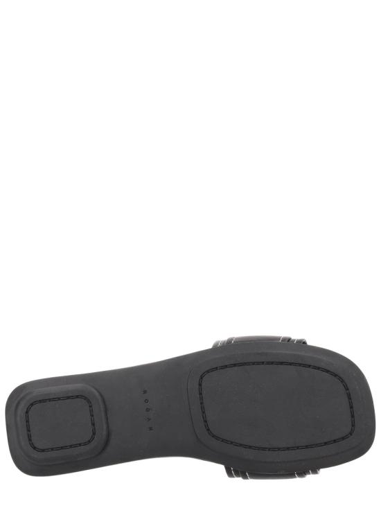 26SS 호간 샌들 HXW6850GC20 KXTB999 BLACK - HOGAN