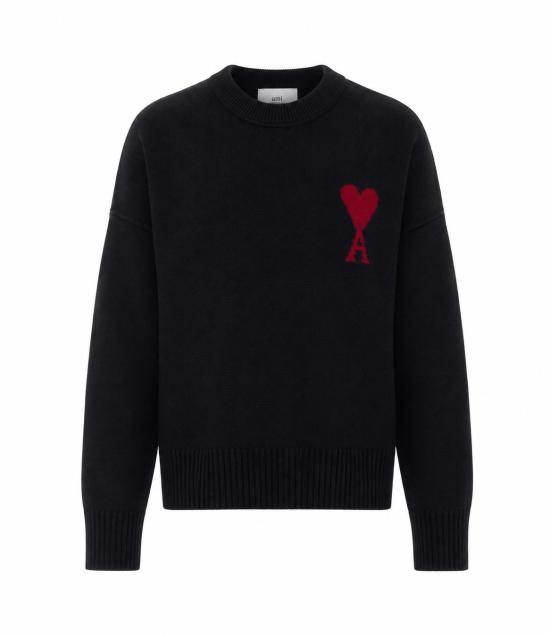 26FW 아미 알렉산드르 마티우시 스웨터 UKS838 018009 BLACK