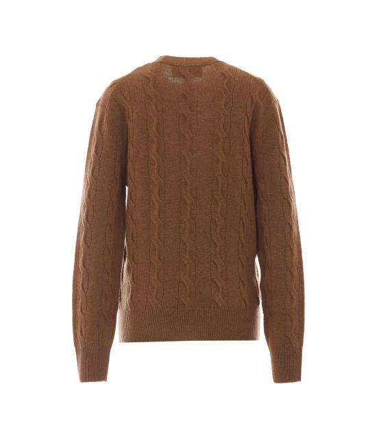 26FW 아미 알렉산드르 마티우시 스웨터 UKS880 KN0189280 BROWN - AMI ALEXANDRE MATIUSSI
