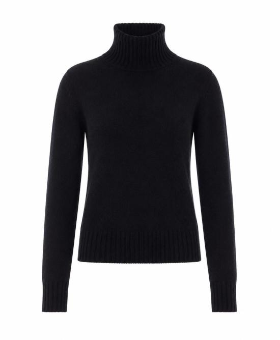 26FW 아미 알렉산드르 마티우시 터틀넥 FKS833 005001 BLACK
