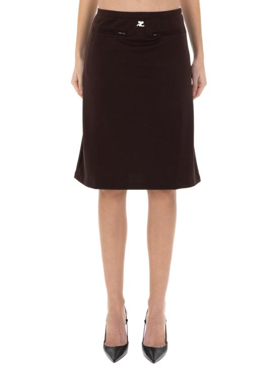 25FW 쿠레쥬 스커트 325JJU296J S02501983 BROWN - COURREGES
